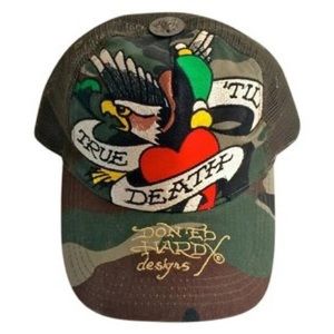 Ed Hardy TIL’ TRUE DEATH Hat